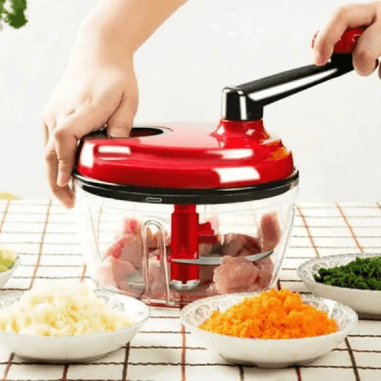 Manual hand multifunction speedy chopper