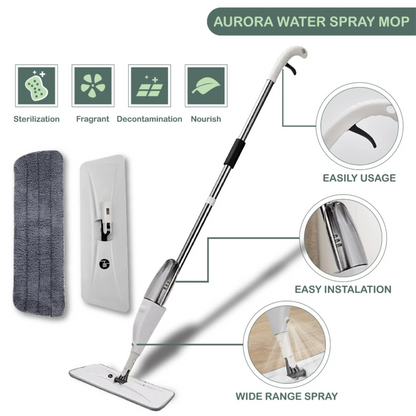 Spray Mop with Refillable Bottle and Pro-Microfiber Mop