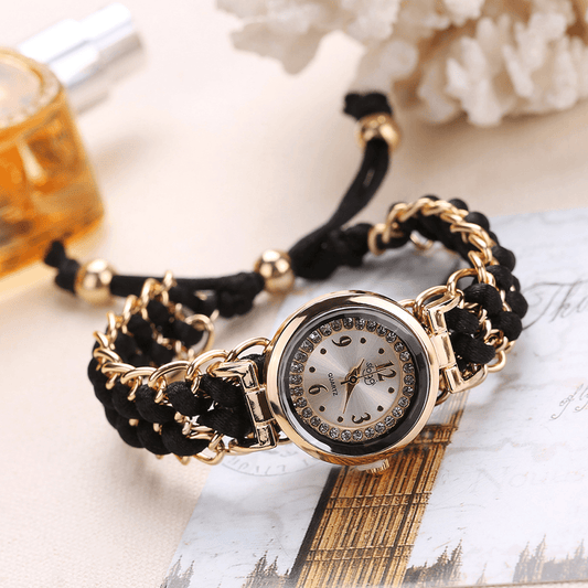 Gold Wrist Watch For Woman Like Luxury Diamond Bracelet